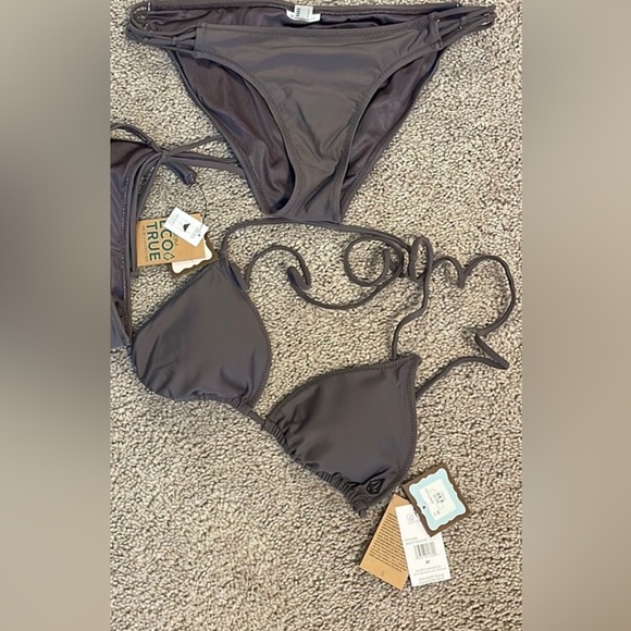 Volcom Gray Bikini Set - Picture 1 of 5